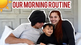 OUR MORNING ROUTINE WITH A TODDLER [upl. by Nennahs]