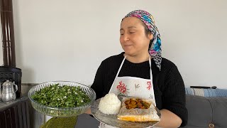 KAĞIT KEBABI  PİRİNÇ PİLAVI  SALATA 🥗 ÜZÜM HOŞAFI  AKŞAMA NE YAPSAM DERDİ YOK❗😍👩🏻‍🍳 [upl. by Aholla628]