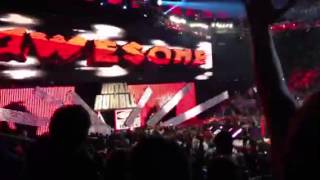 2013 Royal Rumble Live Entrances 28 The Miz [upl. by Raddatz]