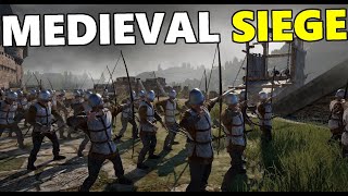 Conquerors Blade Gameplay  Huge MEDIEVAL Siege Battles [upl. by Mariand648]