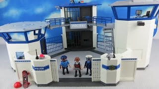 Playmobil Polizei deutsch Polizeistation amp Kommandozentrale 6872 [upl. by Schober]