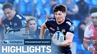 Sale v Harlequins  HIGHLIGHTS  PlayOff Rivals Face Off  Gallagher Premiership 202021 [upl. by Ahsitan301]