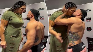 Australian MMA fighter Craig Jones slammed over kiss on unsuspecting rival ‘You crossed the line’ [upl. by Pani31]