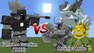 Nameless GuardianTRK8 VS Mowzies Mobs  Minecarft Mob Battle [upl. by Dominy]