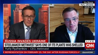 YURIY RYZHENKOV CEO METINVEST FOR CNN [upl. by Shaner343]