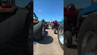 Advanced Yield LLC Light Pro Stocks ready for action at the 2023 Hillsboro Charity Tractor Pull [upl. by Moyers]