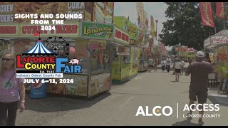 Sights and Sounds from the 2024 LaPorte County Fair July 6  13 2024 [upl. by Brandwein]