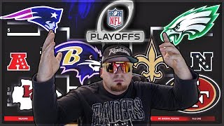 2020 NFL PLAYOFF PREDICTIONS  Super Bowl 54 Winner [upl. by Carrnan734]