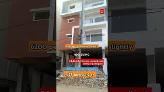 Flats for sale in manikonda alakapur pupalguda tranding sale house viralvideo viralshort vlog [upl. by Gothar278]