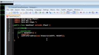 Part 1  Basic Game Programming in Java  The Game Loop [upl. by Solohcin]