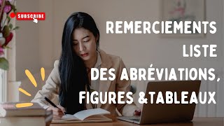 Remerciements Listes des Abréviations Titres des Figures et des Tableaux PFE [upl. by Attenaz]