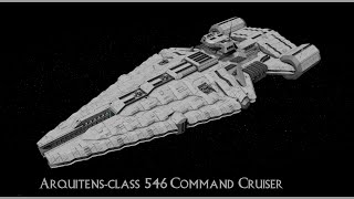 Arquitensclass 546 Command Cruiser  Star Wars  Space Engineers [upl. by Sallyanne]