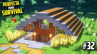 COMO HACER una CASA PERFECTA para SURVIVAL en MINECRAFT [upl. by Oriane748]