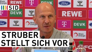 Struber beim FC vorgestellt quotStadt und Fans verdienen die Bundesligaquot  SID [upl. by Skier713]