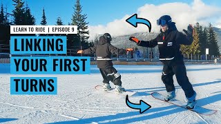 Learn To Turn Your Snowboard  Learn To Snowboard With Rio  EP 9 [upl. by Islaen]