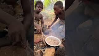 Hadzabe Tribe ancient bushmen live ancient traditional lifestyle for thousands of years [upl. by Ecilef]