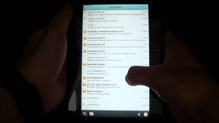 BlackBerry PlayBook OS 21 Quick Look [upl. by Elgna631]