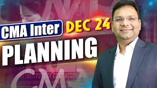 CMA Inter Dec 24 Planning and Strategy after June 24 exams  CMA Dec 2024 Exam Tips  CMA [upl. by Ashelman]