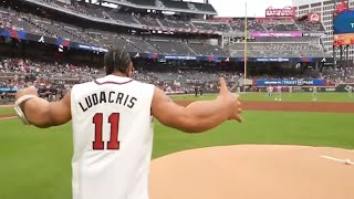 Ludacris first pitch 2024 [upl. by Seem697]