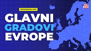 GLAVNI GRADOVI EVROPE  Možeš li pogoditi 30 evropskih glavnih gradova u ovom KVIZU [upl. by Mcallister]