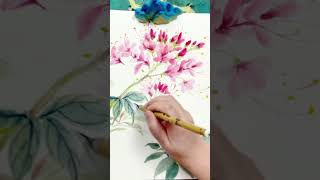 HAND DRAWING ART BASIC STEPS IN DRAWING ON HANDMADE PAPER 106 [upl. by Charles29]