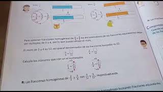 U10 14 homogeneización de fracciones parte 1 5° [upl. by Helmut151]