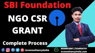 SBI Foundation CSR Fund for NGOs  CSR Grant for NGOs  2020 [upl. by Loy]