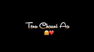 Ena Chauni Aa  Jassi Gill  Whatsapp Status Black Background Video  New Punjabi song  Sad Status [upl. by Tarrsus]