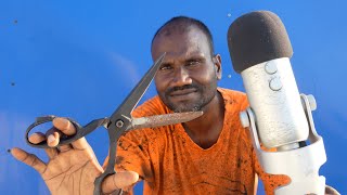 ASMR  yeti mic BIG scissor cutting sounds RELAX and SLEEP [upl. by Ecire678]