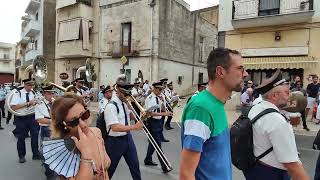 Banda di Rutigliano  marcia Non vi preoccupate  San Rocco 2024  Montescaglioso [upl. by Nev]