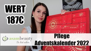 Asambeauty PFLEGE Adventskalender 2022 l WERT 187€ 🤩 [upl. by Garrot]