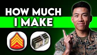 How Much I Make In The Marine Corps Reserve As a Sgt [upl. by Erait]