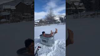 17 Degrees Below Freezing Ice Bath [upl. by Nelie601]