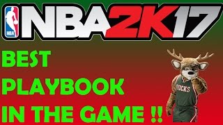 NBA 2K17 BEST PLAYBOOK FOR MYTEAM  MOST OVERPOWERED PLAY BOOK IN THE GAME [upl. by Attwood]