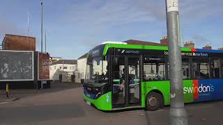 Bus Spotting at Swindon Bus Station Wiltshire 12112024 [upl. by Ellerred]