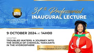 37th PROFESSORIAL INAUGURAL LECTURE [upl. by Martin]