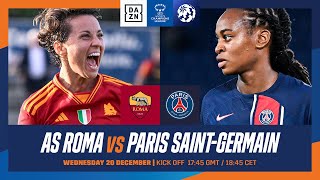 AS Roma vs Paris SaintGermain  UEFA Womens Champions League 202324 Matchday 4 Full Match [upl. by Alvar870]