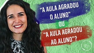 REGÊNCIA VERBAL Agradar [upl. by Essenaj]