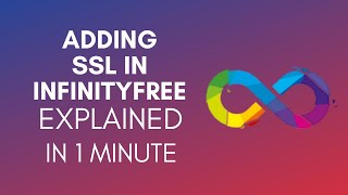 How To Add SSL In InfinityFree 2024 [upl. by Rabah]