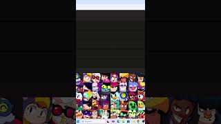 TIER LIST DE TODOS LOS BRAWLERS brawlstars tierlist brawlers shorts [upl. by Akit]