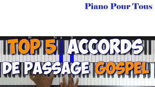 LES ACCORDS DE PASSAGE GOSPEL  Formation Piano  PIANO GOSPEL 22 [upl. by Yatnohs]