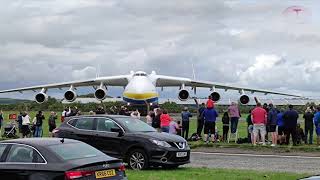 Antonov 225 at Prestwick Airport  Aug 2020 [upl. by Kunin]