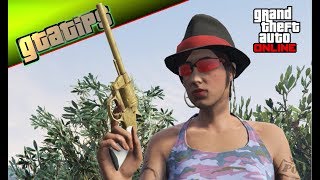 ✔️ GTA Tips Presents How to get the Golden Double Action Revolver Creepy go Treasure Hunting [upl. by Critchfield940]