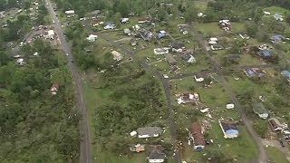 Aerial footage of Graysville tornado damage [upl. by Salli]