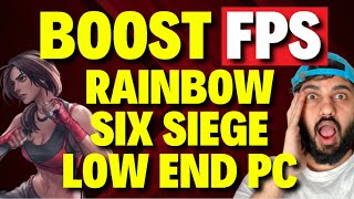 How to Boost FPS in Rainbow Six Siege Low End PC [upl. by Bonita]