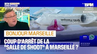 Marseille quotvoltefacequot sur le projet de la quotsalle de shootquot [upl. by Akanke]