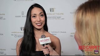 Stella Abrera Interviewed at American Ballet Theatre Holiday Benefit ABTBallet [upl. by Mieka]