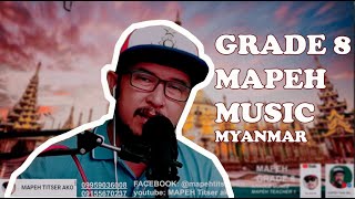 MYANMAR MUSIC MAPEH GRADE 8  Southeast Asian Music [upl. by Aileno]