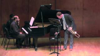 Albinoni Oboe Concerto Op 7No 3 ed B Slokar • Adam M Janssen alto trombone [upl. by Annig993]