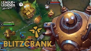 GANCHOS TÁCTICOS🖐️🤖  COMO JUGAR BLITZCRANK SUPPORT  League of Legends Wild Rift  XeparTG [upl. by Laniger]